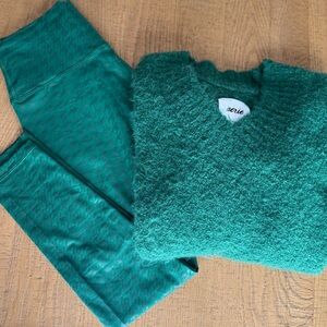 Arie Sweater & Patterned Legging Set